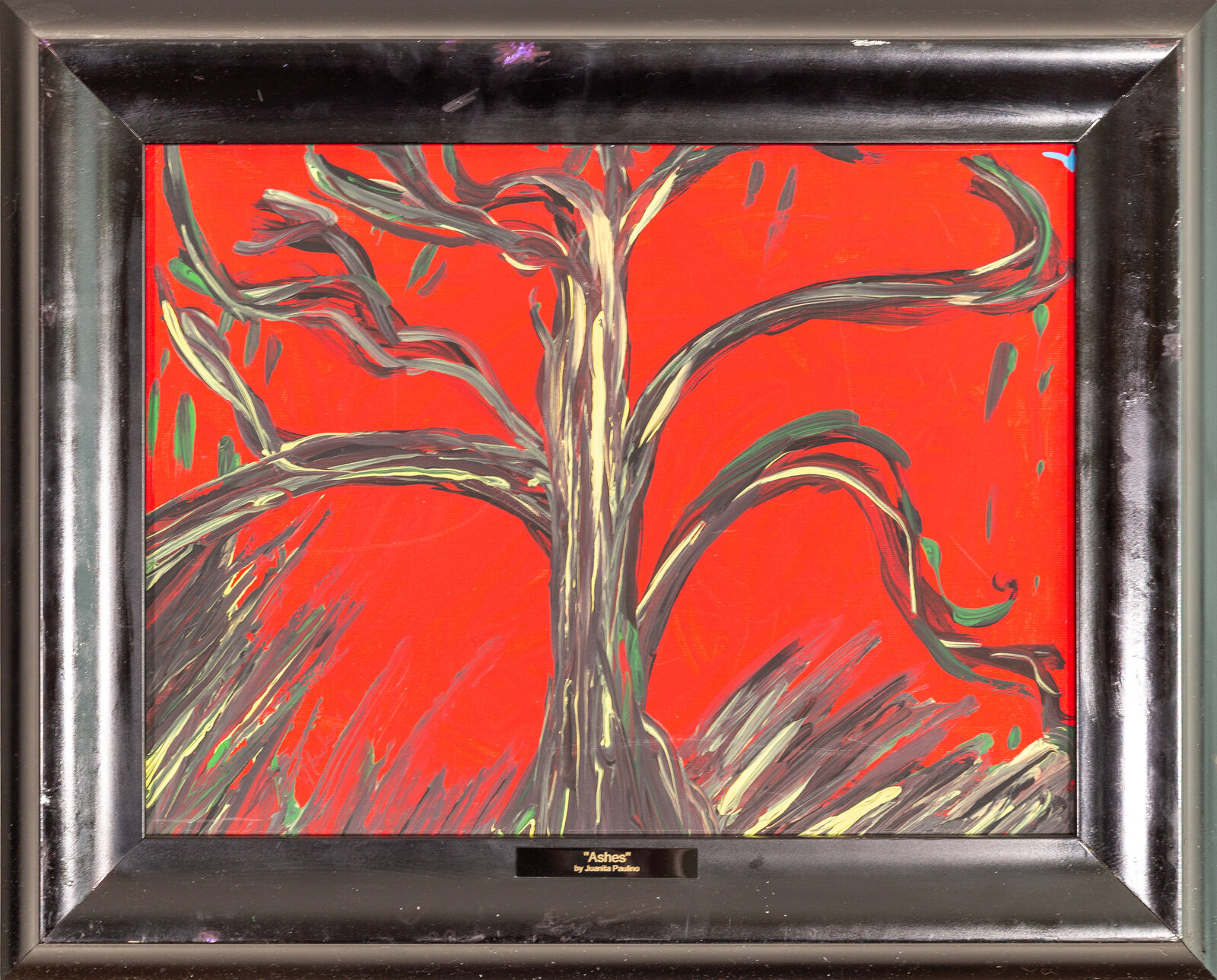 Ashes — abstract painting by Juanita Paulino