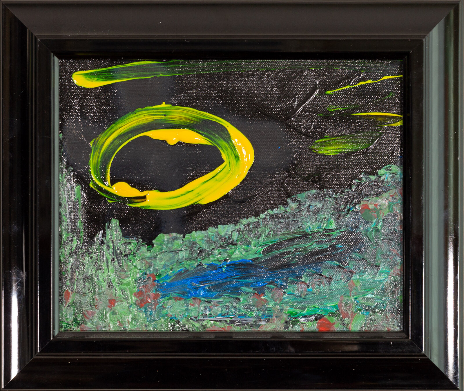 Eclipse — abstract painting by Juanita Paulino