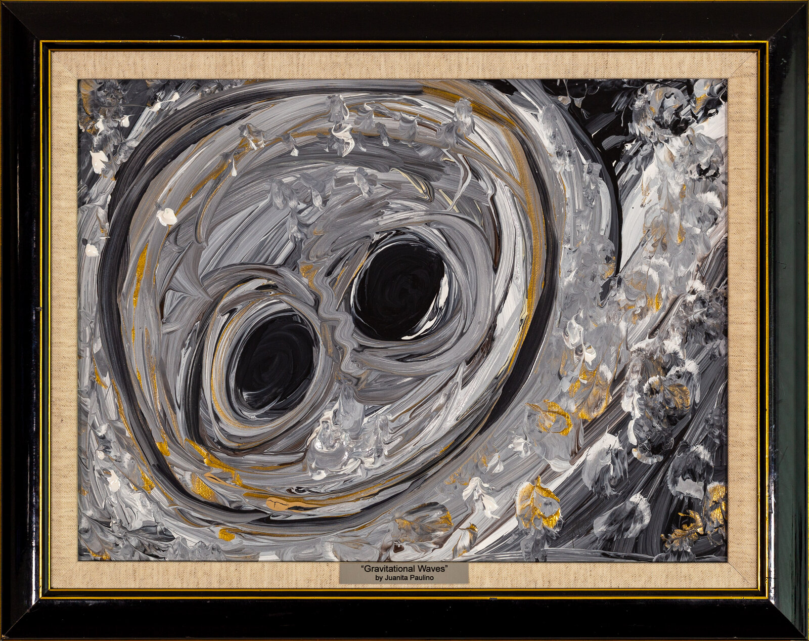 Gravitational Waves — abstract painting by Juanita Paulino