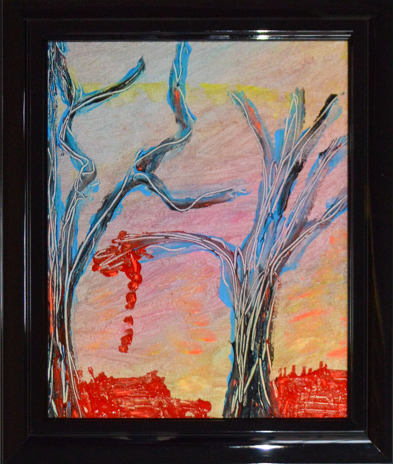 Industrial Revolution — abstract painting by Juanita Paulino