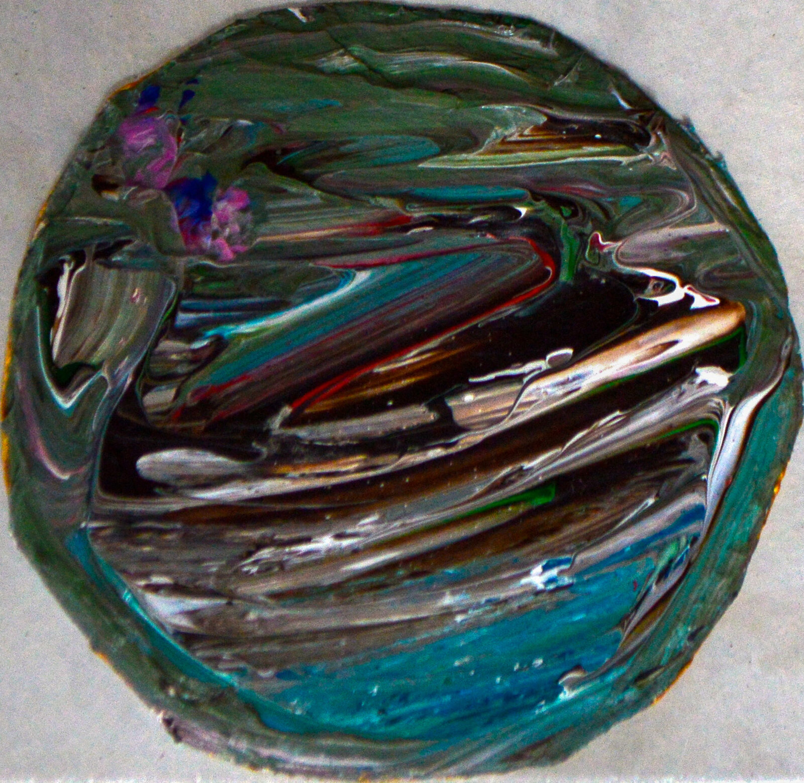 The Meadow — abstract painting by Juanita Paulino