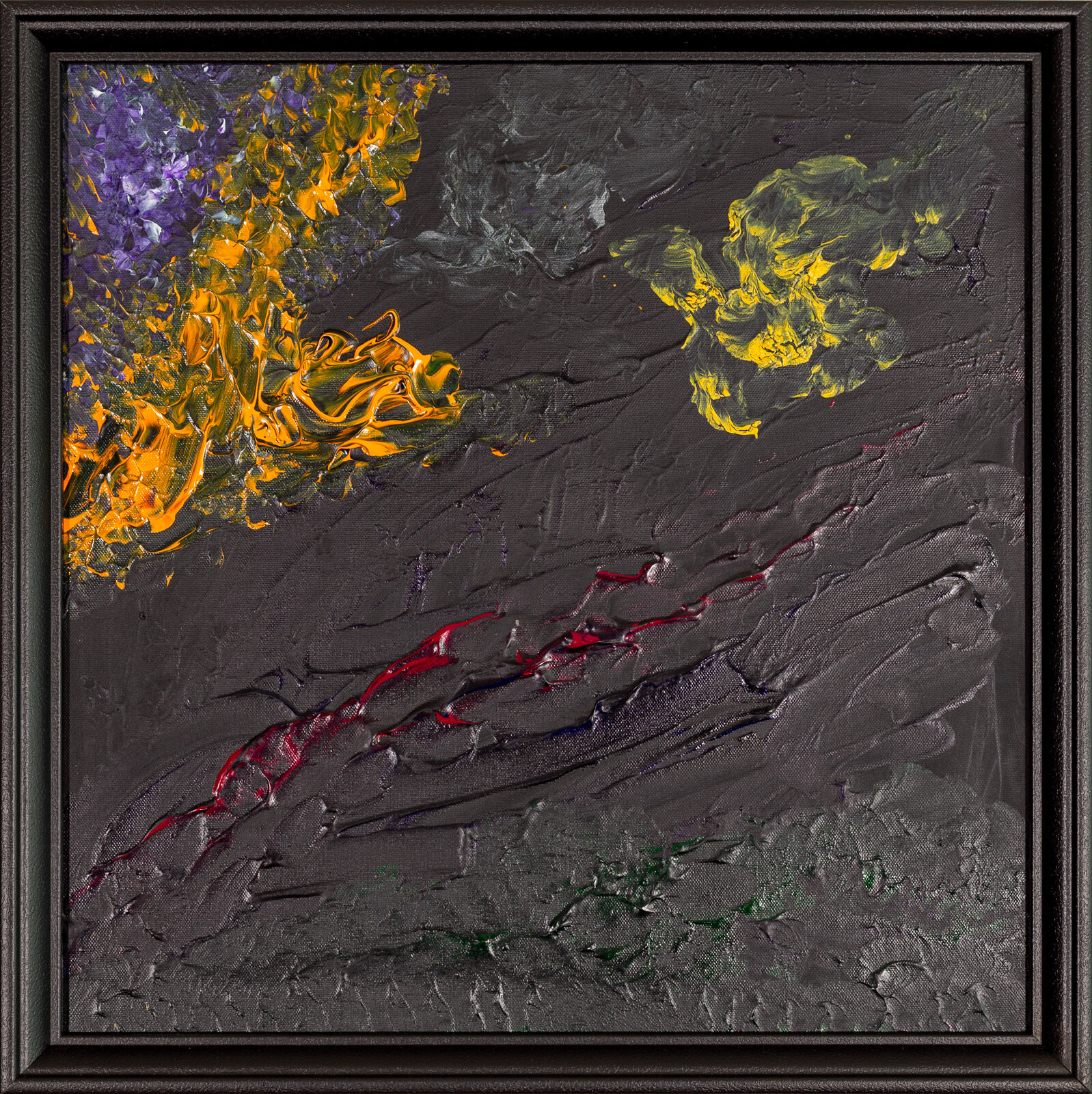 Midnight Bliss — abstract painting by Juanita Paulino