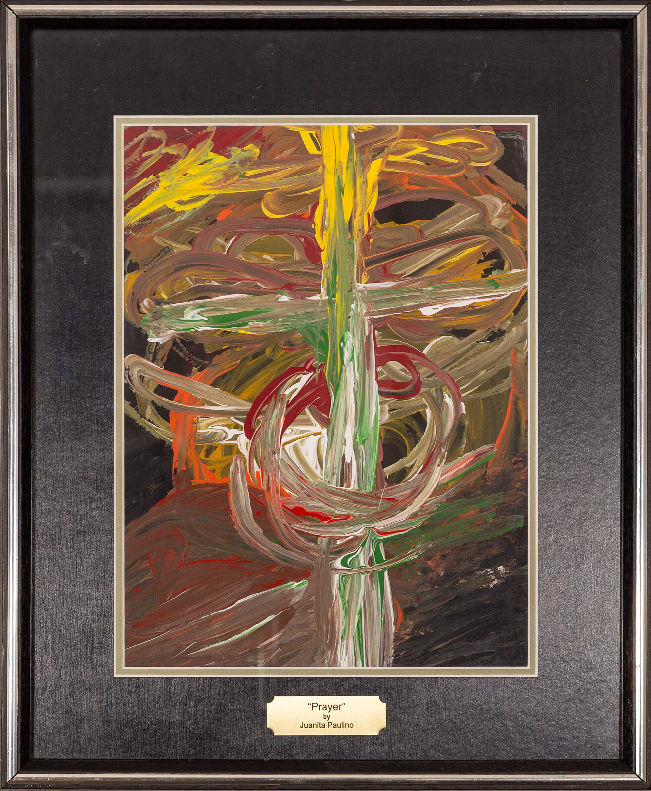 Prayer — abstract painting by Juanita Paulino