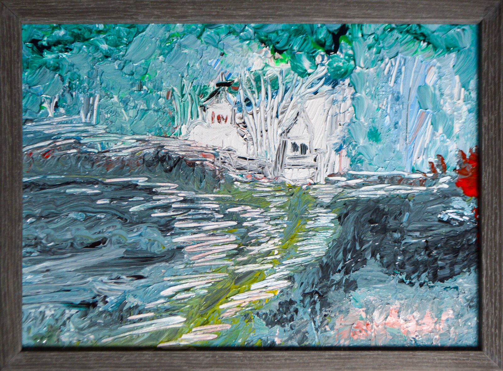 Sanctuary — abstract painting by Juanita Paulino
