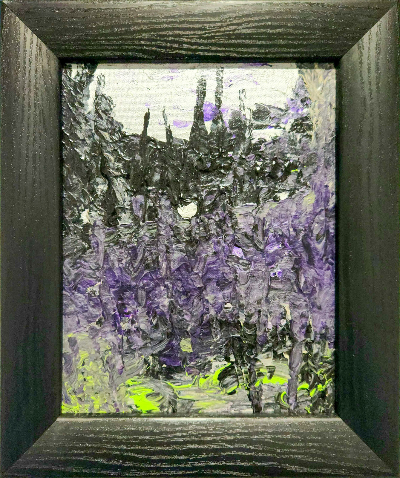 Spooktactular — abstract painting by Juanita Paulino