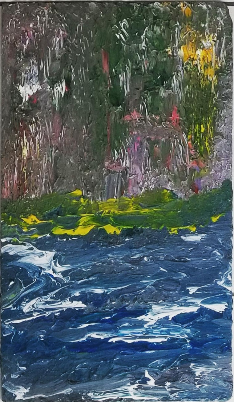 The Big Picture — abstract painting by Juanita Paulino