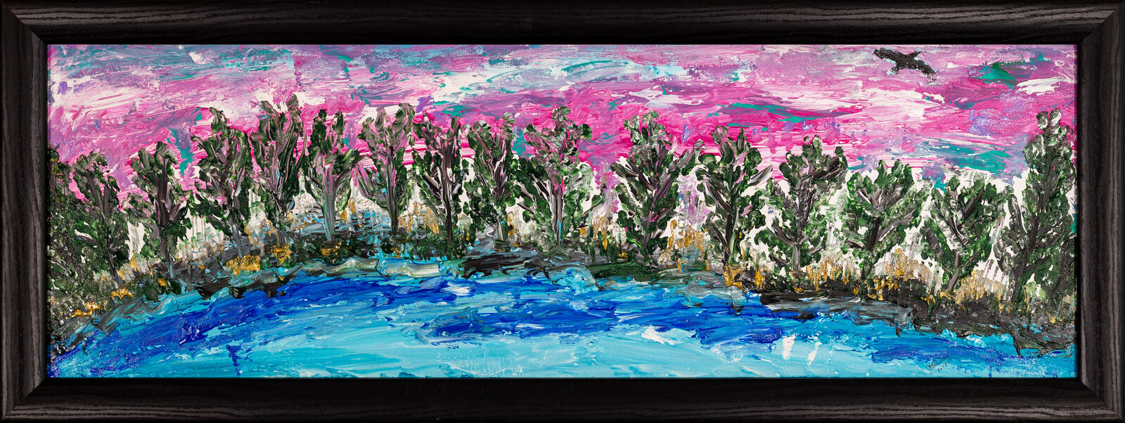 The Great Outdoors — abstract painting by Juanita Paulino