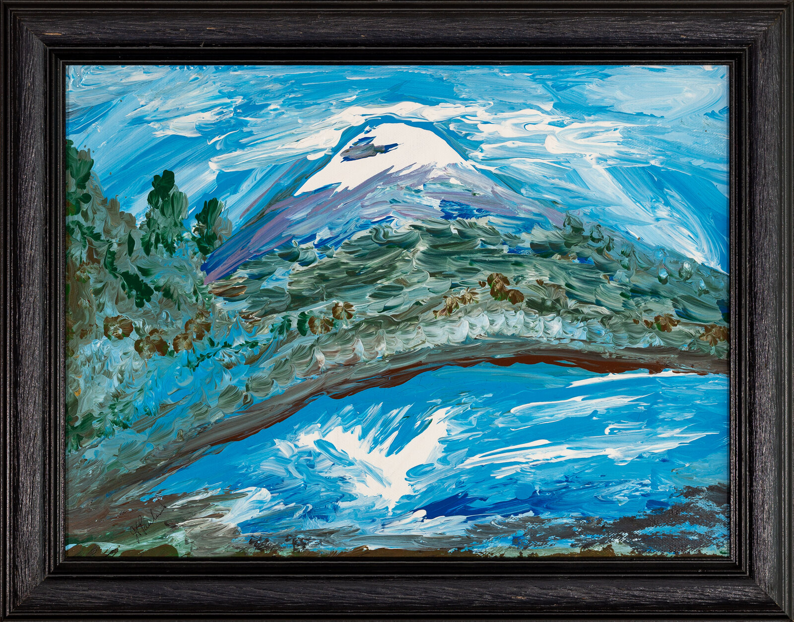 The View — abstract painting by Juanita Paulino